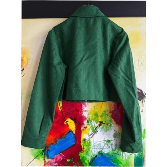 Gucci Adidas Collab Green Jacket 650-011925 - Picture 4 of 8